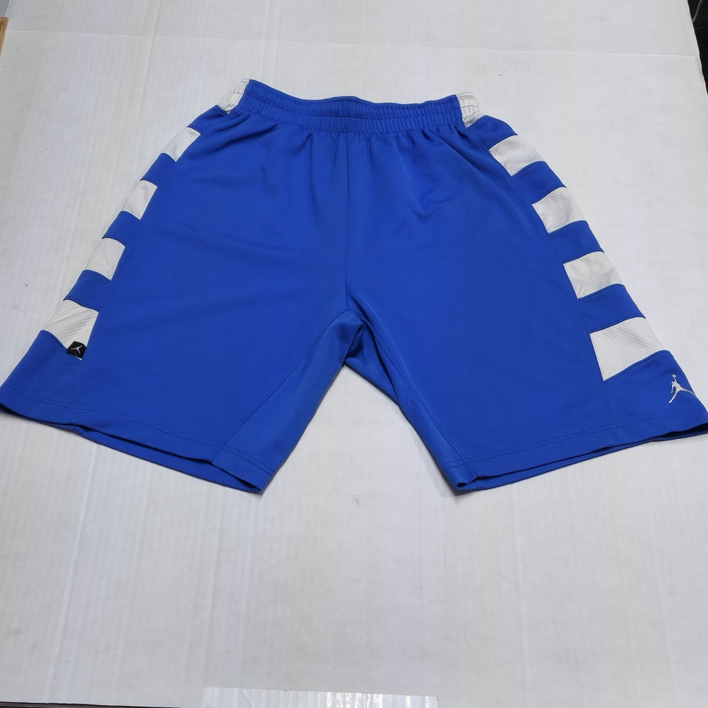 Jordan Blue White Men’s Small Basketball Shorts 427353 UK Duke